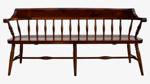 Antique Spindle Back Bench, HD Png Download, Free Download