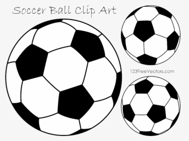 Soccer Ball Clipart Black And White Transparent Png - Football Ball Vector Png, Png Download, Free Download
