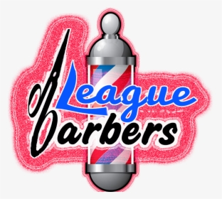 League Barbers - Barber Shop Pole, HD Png Download, Free Download