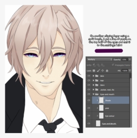 Transparent Male Anime Eyes Png - Anime Soft Eyed Male, Png Download, Free Download