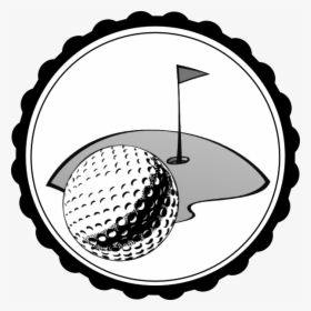 Groom Clip Art Free - Black And White Golf Ball, HD Png Download, Free Download