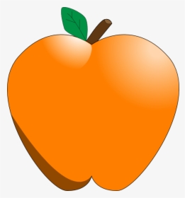 Clip Art At Clker Com Vector Online - Apple Orange Clip Art, HD Png Download, Free Download