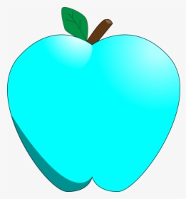 Blue Apple Svg Clip Arts - Apple Blue Png, Transparent Png, Free Download