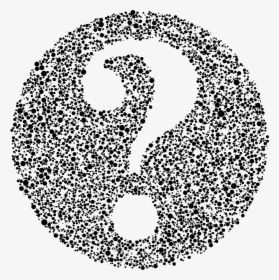 Negative Space Question Mark Circles - Question Mark Photo Circle, HD Png Download, Free Download