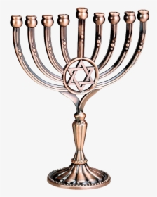 Hanukkah Png Background - Menorah Jewish, Transparent Png, Free Download