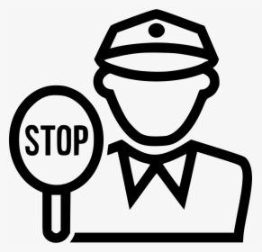 Traffic Police - Traffic Police Icon, HD Png Download, Free Download