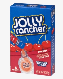 Jolly Rancher Cherry Singles To Go - Jolly Rancher Drink Mix Cherry, HD Png Download, Free Download