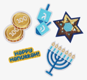 Set Of Six Hanukkah Instant Ugly Sweater Patches Specifically - Fête De La Musique, HD Png Download, Free Download