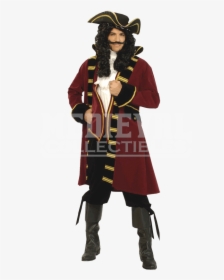 Pirate Captain Png - Mens Pirate Captain Costume, Transparent Png, Free Download