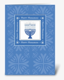 Hanukkah In Blue Greeting Card - Masquerade Ball, HD Png Download, Free Download