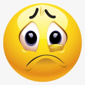 Transparent Frown Emoji Png - Stressed Emoticon, Png Download, Free Download