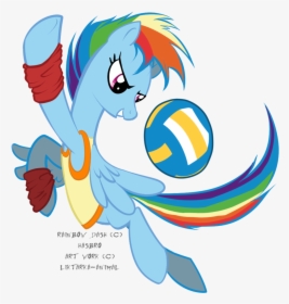 Rainbow Clipart Volleyball - Cartoon, HD Png Download, Free Download