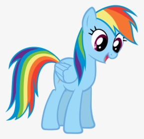 Rainbow Dash Rarity Twilight Sparkle Pinkie Pie Applejack - Mlp Rainbow Dash Ponytail, HD Png Download, Free Download