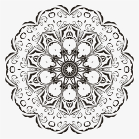 Transparent Flower Doodle Png - Circle, Png Download, Free Download