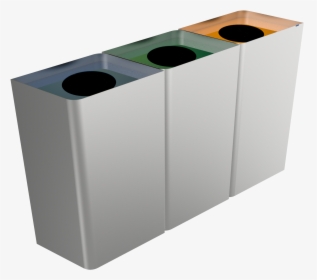 Stainless Steel Recycle Bins Modern Design - Stainless Recycle Bin, HD Png Download, Free Download