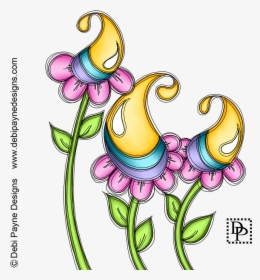 Celebration Doodle Flowers, HD Png Download, Free Download