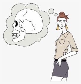 Skull - Cartoon, HD Png Download, Free Download