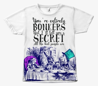 Alice In Wonderland T-shirt "  Class= - Gothic Alice In Wonderland Shirt, HD Png Download, Free Download