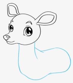 How To Draw Baby Deer - Draw A Baby Deer, HD Png Download, Free Download