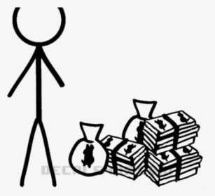 Stick Figure Family Pictures - Silhouette Stick Figure Family Money Single, HD Png Download, Free Download