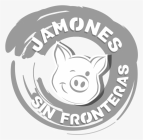 Logo Sello Gris - Domestic Pig, HD Png Download, Free Download