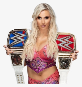 Transparent Charlotte Flair Png - Charlotte Smackdown Women's Champion, Png Download, Free Download