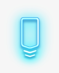 #ftestickers #light #box #glow #neon #blue - Neon Text Box Png, Transparent Png, Free Download