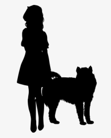 Icone Mulher E Cachorro Png, Transparent Png, Free Download