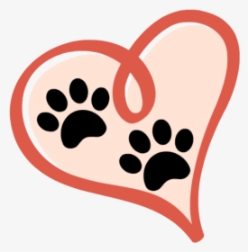 Dog Paw And Hearts, HD Png Download, Free Download