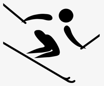 Skiing - Alpine Skiing Olympics Logo, HD Png Download, Free Download