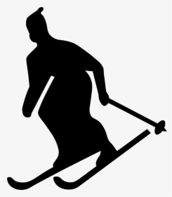 Skier Silhouette, HD Png Download, Free Download