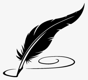 Paper Quill Fountain Pen - Feather Pen Clipart, HD Png Download, Free Download