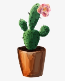 Transparent Watercolor Cactus Png - Watercolour Cactus, Png Download, Free Download