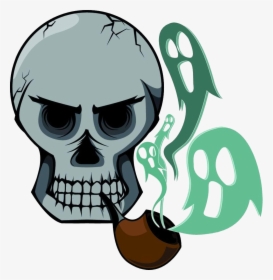Transparent Smoke Skull Png - Bộ Xương Hút Thuốc, Png Download, Free Download