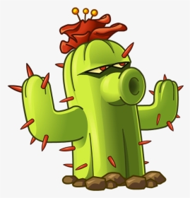 Plantas Versus Zumbis - Plants Vs Zombies 2 Cactus, HD Png Download, Free Download