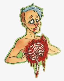 Transparent Ribs Clipart - Gore Drawing, HD Png Download, Free Download