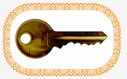 Golden Key - Ornamental Ring Png, Transparent Png, Free Download