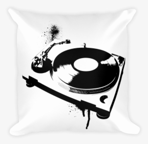 Pillow Turntable Cushion Covers Dj Only Electro Rave - Hip Hop Dance, HD Png Download, Free Download