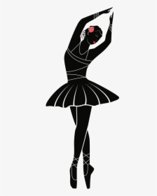 Ballet Dancer - Ballet Shoes Clip Art Black And White, HD Png Download, Free Download