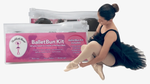 Ballet Essentials Balletbun Kit"  Class="lazyload Lazyload - Girl, HD Png Download, Free Download