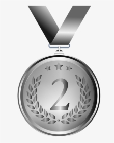 Medal, Silver, Design, Transparent Background - Medalha De Prata Png, Png Download, Free Download