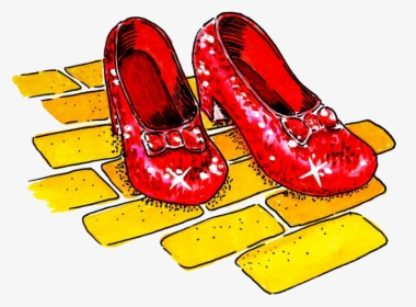 Clipart Stock Fly Me To The Broom Clil I - Ruby Slippers The Wizard Of Oz, HD Png Download, Free Download