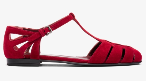 Church"s Suede T-bar Sandal - Flat T Bar Sandals, HD Png Download, Free Download
