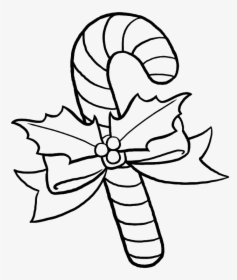 Pretty Sweet Candy Coloring Pages - Christmas Candy Cane Coloring Pages, HD Png Download, Free Download