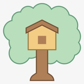 Casa Na Árvore Icon - Tree House Icon Png, Transparent Png, Free Download