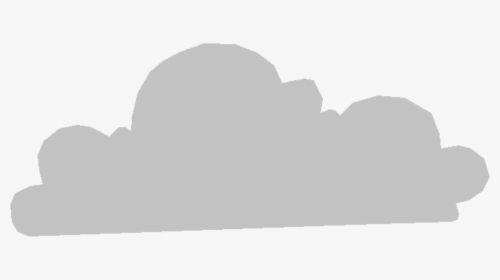 Silhouette,monochrome Photography,sky - Cartoon Black Cloud Png, Transparent Png, Free Download