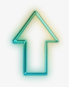 Transparent Neon Arrow Png - Neon Arrow Up Png, Png Download, Free Download