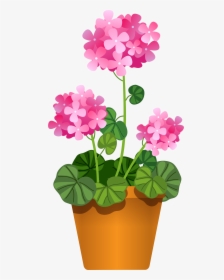 Margarita Clipart Cactus - Flower Pot Cartoon Png, Transparent Png, Free Download