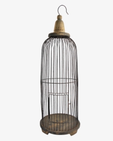 Decorative Round Wire Hanging Birdcage - Drawing, HD Png Download, Free Download