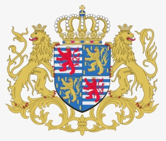 Transparent Corona Princesa Png - Luxembourg Coat Of Arms Flag, Png Download, Free Download